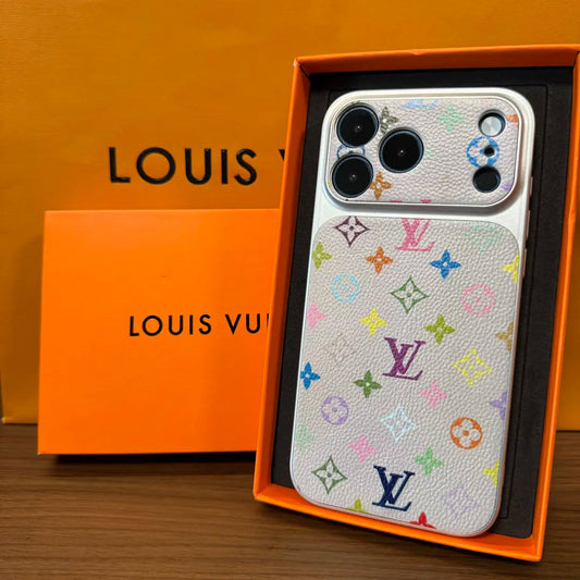 Luxe veelkleurig Monogram iPhone-hoesje