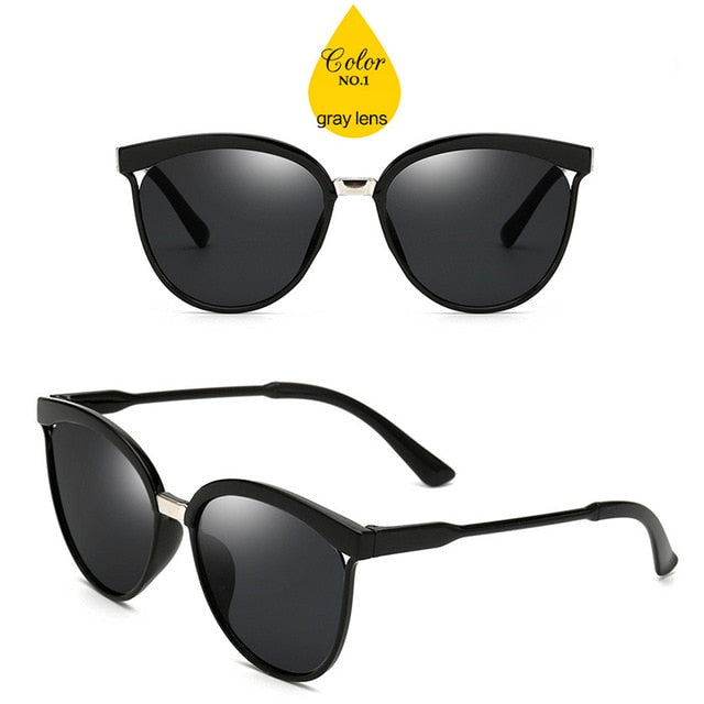 LeonLion Candies Značka Designér Sluneční brýle Cat Eye Dámské Luxusní Plastové Sluneční Brýle Klasické Retro Outdoor Oculos De Sol Gafas