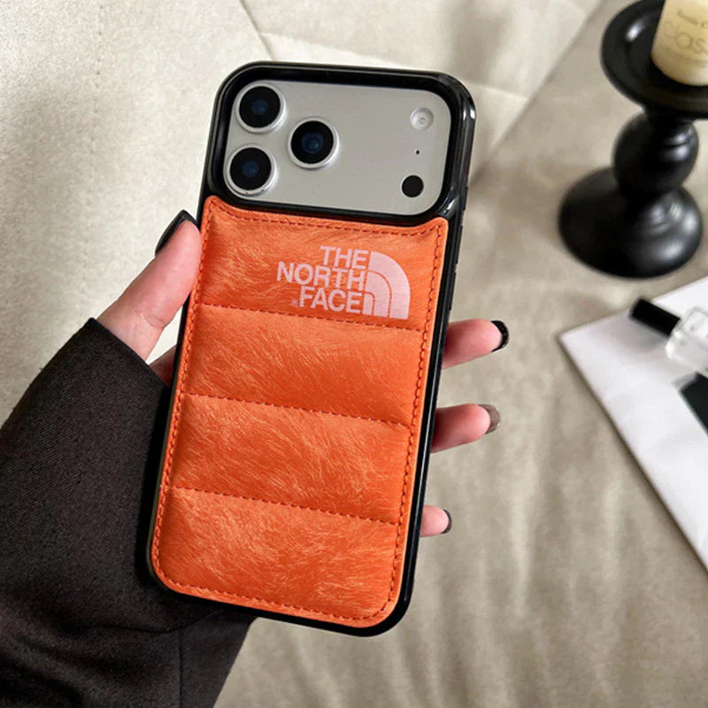 Custodia per iPhone in pelle scamosciata North Puffer