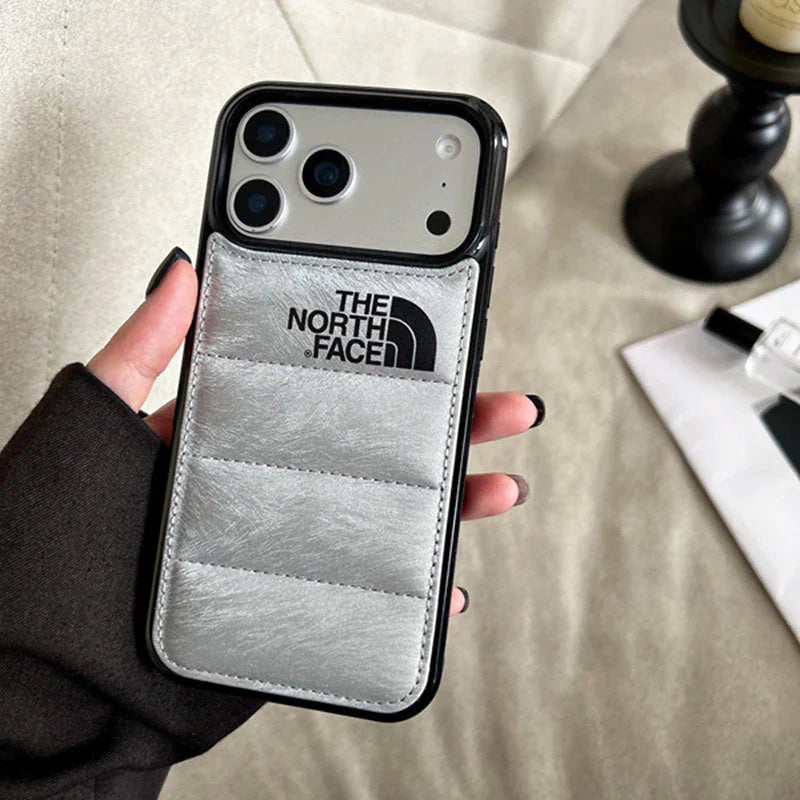 Custodia per iPhone in pelle scamosciata North Puffer