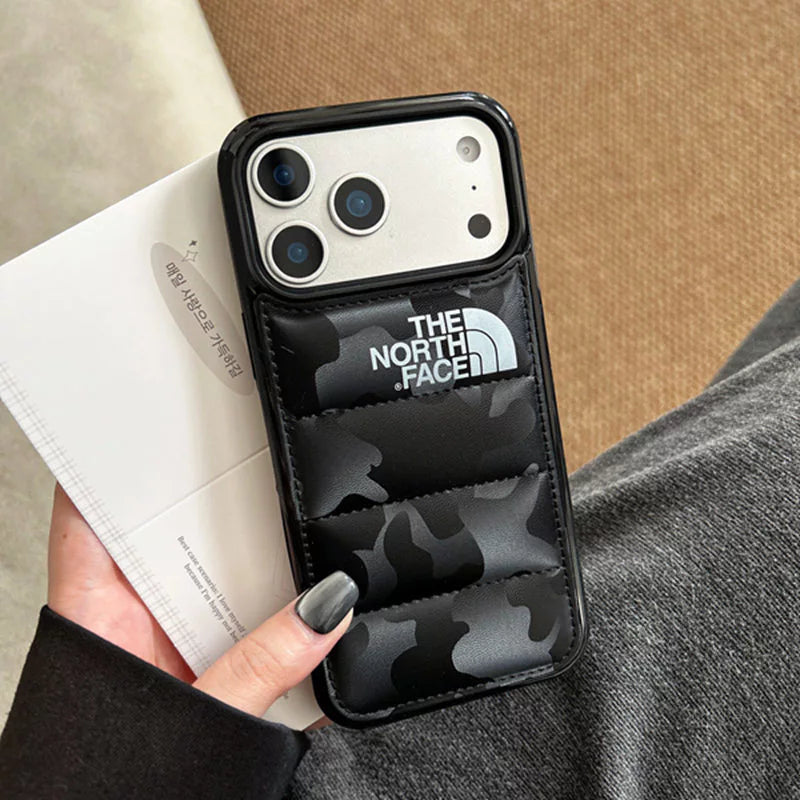 Puffer Style Shock-Absorbing Protective iPhone Case