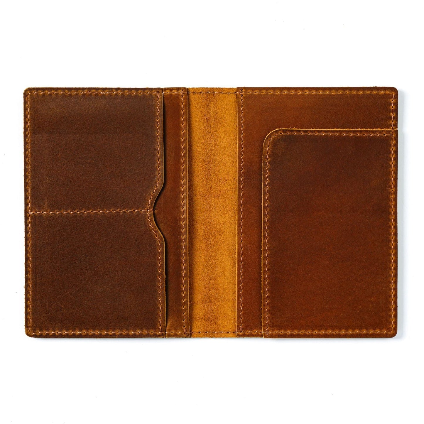 Ręcznie robione etui na paszport ze skóry naturalnej