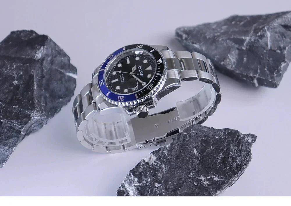 TitanX Elite pánské Quartz sportovní hodinky – luxusní 30M vodotěsné hodinky z nerezové oceli na ponor | Relógio Masculino