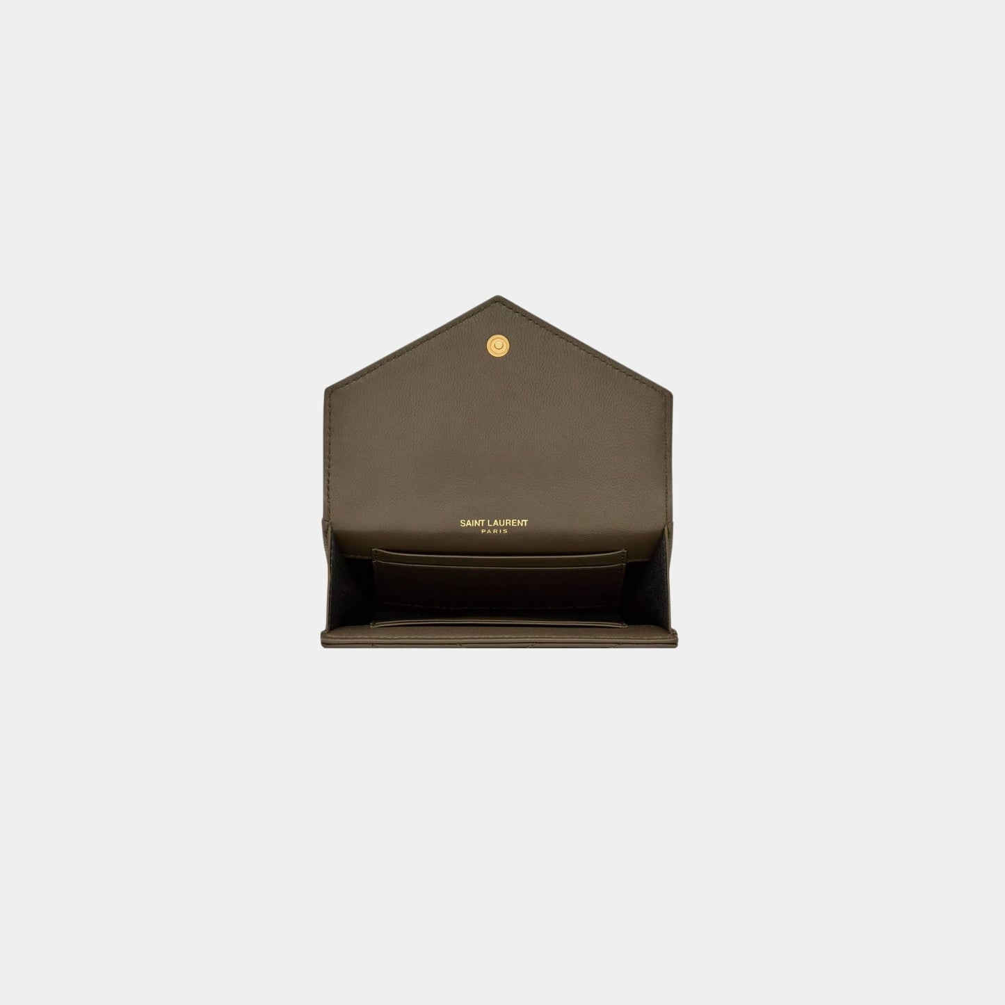 C-m tikattu lampaannahkainen pieni lompakko